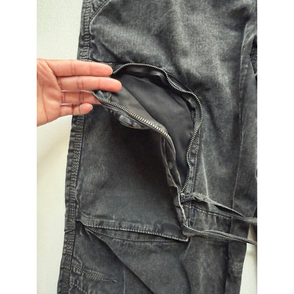 We The Free Women's Washed Black Can't Compare Slouch Cargo Pants Size XS - Picture 6 of 16